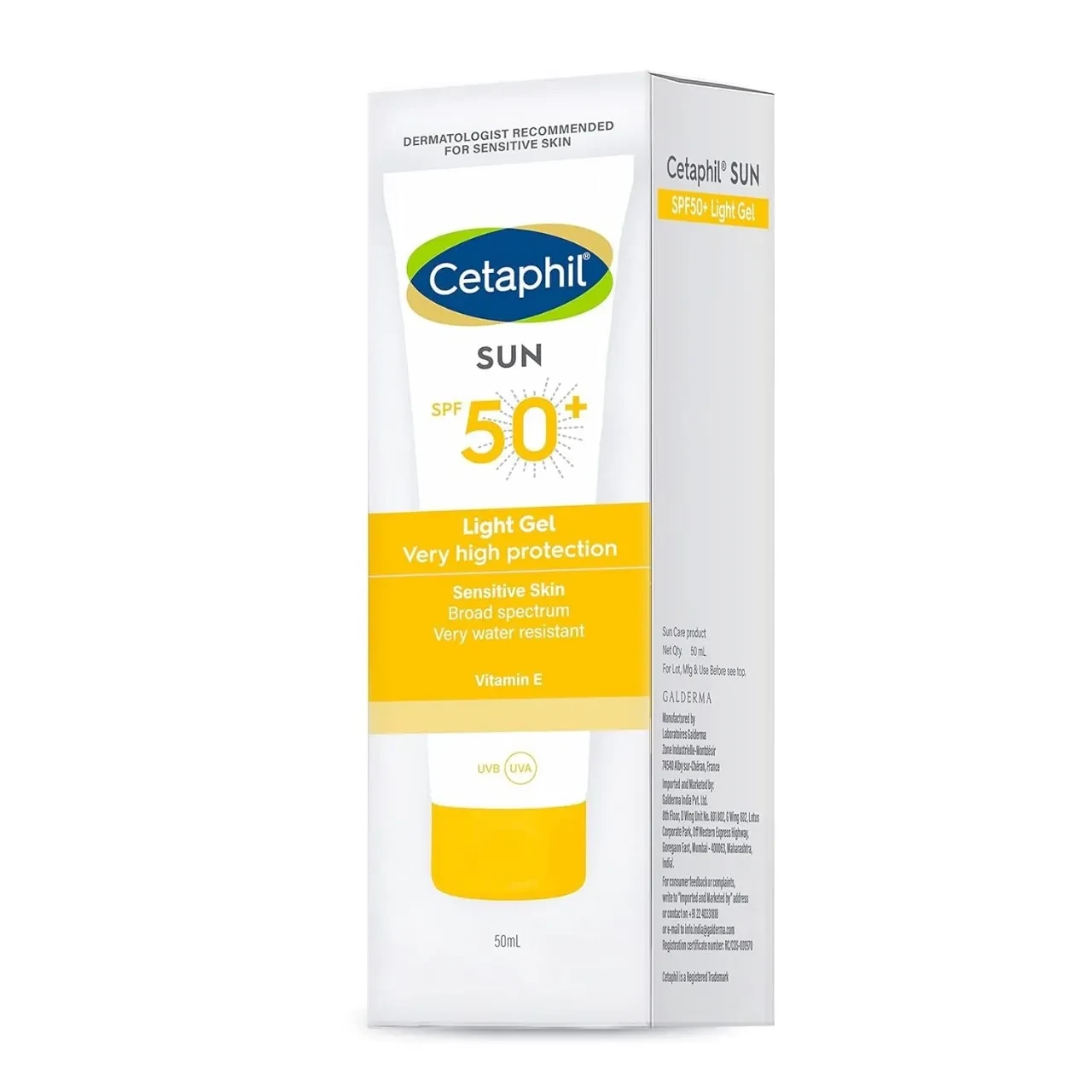 Cetaphil Sun SPF 50+ Very High Protection Light Gel 50ml INDIAN