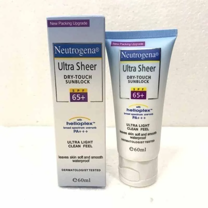 Neutrogena Ultra Sheer Dry-Touch Sunblock SPF-65+ – 60ml