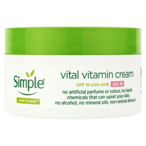 Simple Kind To Skin Vital Vitamin Day Cream – 50ml