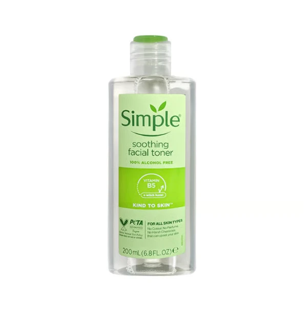 Simple Kind To Skin Soothing Facial Toner 200ml